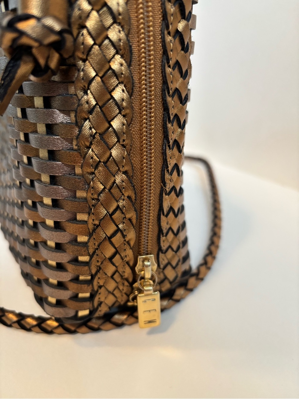 CEM vintage leather woven crossbody - Picture 3 of 9